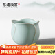東道 汝窯 河南非遺大師茶具茶杯陶瓷功夫茶杯主人杯開(kāi)片 教師節(jié)送禮 合美杯100ml