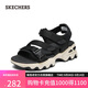 斯凱奇（Skechers）涼鞋女士夏季厚底輕便運動(dòng)涼拖鞋女鞋透氣外穿軟底沙灘鞋119714