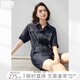 對(duì)白萊賽爾時(shí)尚工裝連衣短褲女2025夏季新款小個(gè)子氣質(zhì)休閑連體褲 藏青色 XL