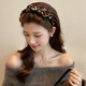 伊黛兒蝴蝶結豹紋發(fā)箍女高顱頂2025新款日常外戴發(fā)帶洗臉頭箍壓發(fā)卡頭飾 豹紋咖蝴蝶結發(fā)箍F3587