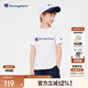 Champion【涼感科技】冠軍男女童短袖T恤2025夏季新款大小童親子裝上衣