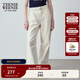 Teenie Weenie小熊女裝秋季簡(jiǎn)約休閑松弛闊腿褲長(cháng)褲時(shí)尚韓版寬松褲 白色 L (170)