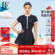 范德安（BALNEAIRE）高端連體裙式泳衣女防曬海邊度假抗氯顯瘦塑身時(shí)尚保守 經(jīng)典黑XL