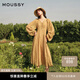 moussy 【劉亦菲同款】南法度假風(fēng)碎花浪漫優(yōu)雅連衣裙028ISX33-3711 070米色 S