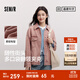 森馬（Semir）森柔牛仔|商場(chǎng)同款牛仔外套女街頭春季2025新款甜酷寬松夾克 紅色調00366 L 165/88A