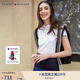 TOMMY HILFIGER夏季女裝珠地棉通勤小繡標(biāo)五?？坌奚盹@瘦翻領(lǐng)短袖T恤POLO衫36661 本白色100 L (推薦：115-125斤)