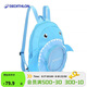 迪卡儂（DECATHLON）兒童游泳包干濕分離背包雙肩包藍色小鯊魚(yú)-4531969