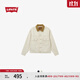 Levi's李維斯男士寬松美式懷舊復古vintage哈靈頓風(fēng)牛仔夾克外套 米白色 0016V-0000 L