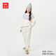 優(yōu)衣庫童裝男童女童souffle yarn舒芙蕾針織衫長(cháng)袖毛衣480865 01 乳白色 160