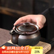 唐豐紫陶手抓壺單壺家用高檔復古防燙蓋碗大號一人用功夫茶具泡茶壺 紫陶墩墩手抓壺