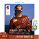 茵曼（INMAN）毛衣女圖案套頭毛衣2025春秋季新款女裝針織上衣 紅色 M