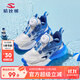 哈比熊（HOBIBEAR）童鞋夏季軟底中大童女童運動(dòng)鞋舒適男童運動(dòng)涼鞋50U79寶藍白36碼