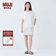 無(wú)印良品（MUJI）女式OBP再生尼龍裙褲褲子女款 短褲 休閑褲女裝25年夏季BE15CC5S 淺米色 XL （165/74A）