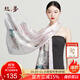絲界新品真絲絲巾女100%桑蠶絲高級印花圍巾長(cháng)巾披肩外搭送節日禮物
