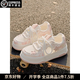 回力四季夏季女鞋小白鞋女透氣網(wǎng)面網(wǎng)鞋2025新款配裙子的鞋子厚底百搭板鞋 粉色（升級專(zhuān)柜品質(zhì)） 38