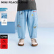 MiniPeace太平鳥(niǎo)童裝夏新男幼牛仔長(cháng)褲FCHAF2D18 淡色牛仔藍 100/53cm