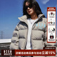 MEDM國潮基礎款羽絨服男春秋季美式高街復古oversize保暖休閑外套 灰色 L