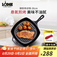 LODGE 【美國進口】廚房好物不易粘鍋鑄鐵鍋無涂層牛排鍋不挑爐灶26cm L8SGP3方形牛排煎鍋 26cm