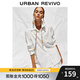 UR2025冬季新款女裝簡(jiǎn)約通勤氣質(zhì)風(fēng)長(cháng)袖開(kāi)襟襯衫UWB250002# 本白 S