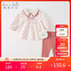 戴維貝拉春秋季兒童套裝女寶寶洋氣上衣褲子兩件套寶寶衣服