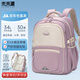 未來(lái)星書(shū)包小學(xué)生女4-6年級減負護脊初中生背包輕便大容量雙肩包男 藕粉