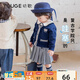 幼歌（YOUGE）嬰幼兒春季學(xué)院風(fēng)復古格紋百褶裙寶寶俏皮可愛(ài)半身裙潮 藍色 100 cm（建議身高90-110）