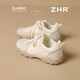 ZHR戶(hù)外運動(dòng)鞋女復古風(fēng)登山徒步休閑女鞋軟底德訓鞋女 QS52米色37