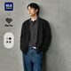 HLA海瀾之家針織開(kāi)衫男亦心即為系列休閑外套男