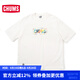 CHUMS洽洽鳥潮流運(yùn)動(dòng)戶外休閑舒適印花短袖T恤百搭上衣CH01-2357 W001 XL