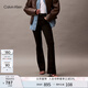 Calvin KleinJeans25春夏女士美式復(fù)古懷舊微彈ck高腰喇叭褲牛仔褲47B948G CLT-牛仔黑 27
