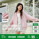 森馬（Semir）迪士尼外套女中長款連帽寬松針織衛(wèi)衣2025春休閑夾克109125108001