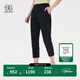 KOLON SPORT/可隆防潑水八分褲 女子接觸涼感防曬UPF50+戶(hù)外運(yùn)動(dòng)褲 LKLP5MT842-BK 黑色 M 165/74A
