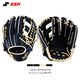 SSK【內野】棒球手套硬式牛皮AdvancedProedge進(jìn)階棒壘球裝備 黑色(駝色皮條) 內野11.5寸 右投戴左手（右撇子用）