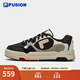 斐樂(lè )（FILA） FUSION斐樂(lè )潮牌BANK DX男鞋場(chǎng)下滑板鞋新款時(shí)尚厚底鞋 豆腐白/黑-TB 41