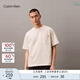 Calvin KleinJeans25春夏男士ck休閑簡約重磅純棉寬松圓領(lǐng)短袖T恤4RB267G