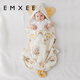 嫚熙（EMXEE）嬰兒睡袋四季寶寶一體式睡袋防驚跳造型兒童防踢被 貴族印象(建議室溫5-15℃) 84*44cm