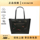 蔻馳（COACH） 新品女包簡(jiǎn)約時(shí)尚街頭單肩手提托特包教師節禮物送女生黑色C8365IMA47