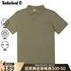 Timberland添柏嵐短袖男T恤夏季戶外運動寬松透氣翻領半袖上衣休閑polo衫 軍綠色 A2ND5590 M 175