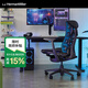 赫曼米勒（HERMAN MILLER） xLogitechx羅技G聯(lián)名Embody電競椅 人體工學(xué)椅 電腦椅久坐不累 青藍色