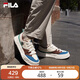 FILA 斐樂(lè )官方川行鞋FOSSO男鞋帆布鞋休閑鞋2025年運動(dòng)鞋小白鞋厚底