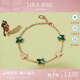 LOLA ROSE羅拉玫瑰新款常青藤系列手鏈女節(jié)日禮物送女友生日禮物女 LR80060-孔雀石