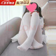 木清清天鵝絨白絲絲襪長(cháng)筒白色過(guò)膝襪ins潮薄款女白長(cháng)筒jk大腿黑色過(guò)膝 白色連褲襪 1條 均碼 160斤以?xún)? title=