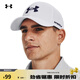 安德瑪（UNDERARMOUR）春夏Golf96男子高爾夫運動(dòng)帽1361547 白色101 均碼