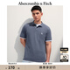 ABERCROMBIE & FITCH【經(jīng)典小麋鹿】男裝25夏季美式通勤POLO衫短袖T恤KI124-5182 藍(lán)灰色 M (180/100A)