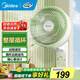 美的（Midea）電風(fēng)扇壁扇家用壁掛風(fēng)扇 廚房風(fēng)扇涼霸臥室客廳輕音節能搖頭電扇大風(fēng)力空氣循環(huán)扇 FWA23UR【遙控調風(fēng)】