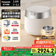 松下（Panasonic）【國家補貼】旗艦款飯光光Ultra電飯煲0涂層家用無(wú)涂層電飯鍋4-5人壓力不銹鋼IH加熱3.8升HXES151