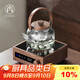 尚言坊胡桃木電陶爐煮茶器玻璃燒水壺白茶煮茶壺小型電熱茶爐套裝