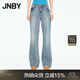 JNBY/江南布衣【商場(chǎng)同款】25秋新品牛仔褲棉質(zhì)水洗喇叭褲女5P8E15000 995/牛仔洗藍(lán) M