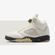 NIKE耐克Air Jordan 5 Retro AJ5帆白 防滑耐磨 女款中幫復古籃球鞋 IM7592-130 42.5