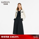 歌莉婭（GOELIA）穿搭小香風(fēng)套裝流行高級(jí)感兩件套裙1C1CAA070 00B黑色 M